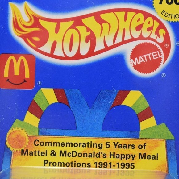 Hot Wheels 1994 Mattel McDonald’s Happy Meal Truck Limited Edition 7000 New - Picture 3 of 9